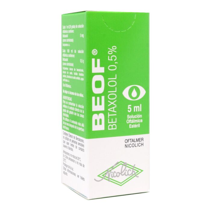 BEOF 0,5% 5 ML GOTAS (BETAXOLOL)